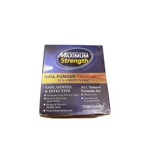 Tobcharm Unisex Nail Fungus Treatment 1oz Blue Maximum Strength 25% Undecylenic